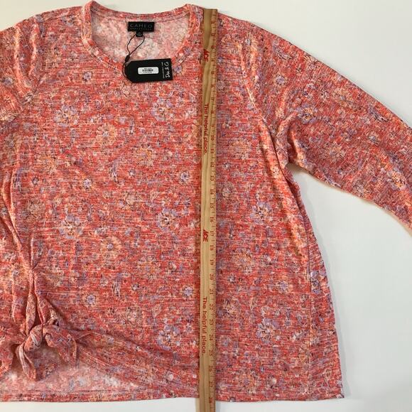 Dia & Co Subscription Box Cameo Appearance Sz 2X NWT Tie Front Blouse Top - Picture 8 of 8